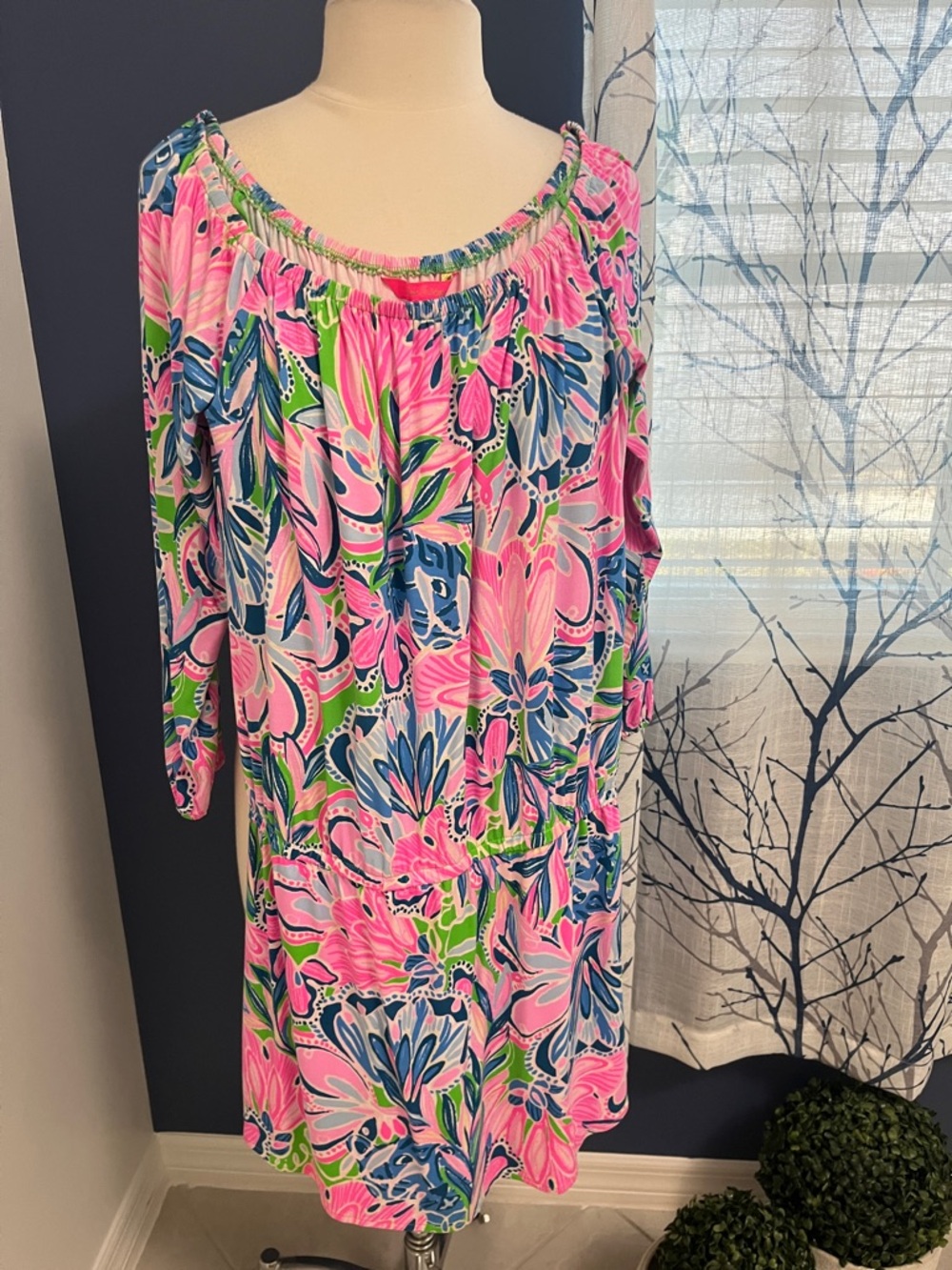 Lilly Pulitzer Lana Gecko Green Tiger Sunrise Print Skort Romper